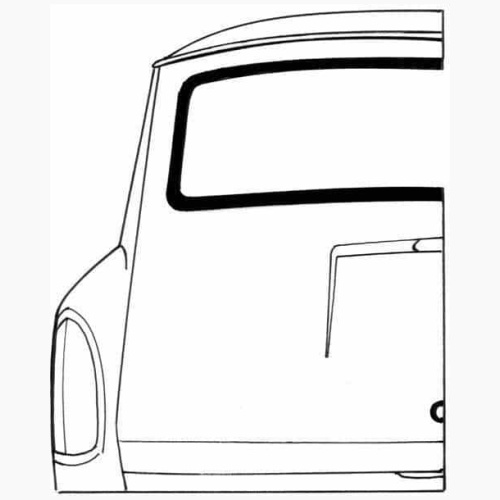 Rear Screen Seal T3 Square Back STD