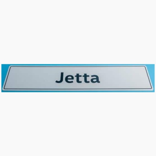 Show Plate "Jetta"