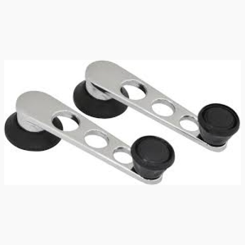 Custom Winder Handle Beetle 1958-67 Chrome with black knobs
