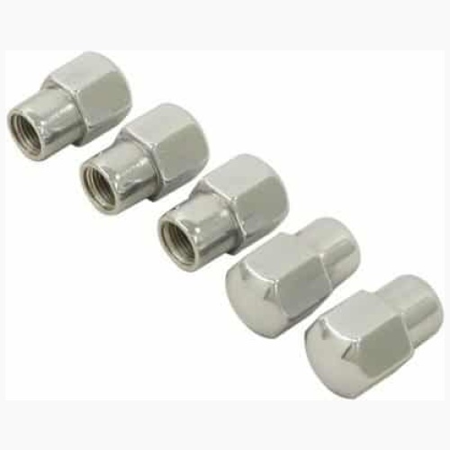 Chrome lug Nuts, Shank style M12x1.5