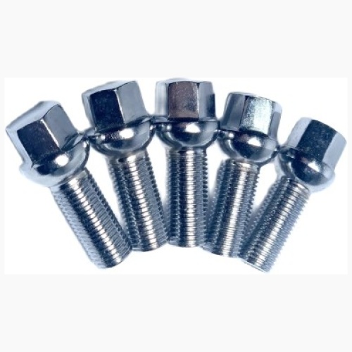 Chrome Lug Bolts, M12 -1.5, 20mm long