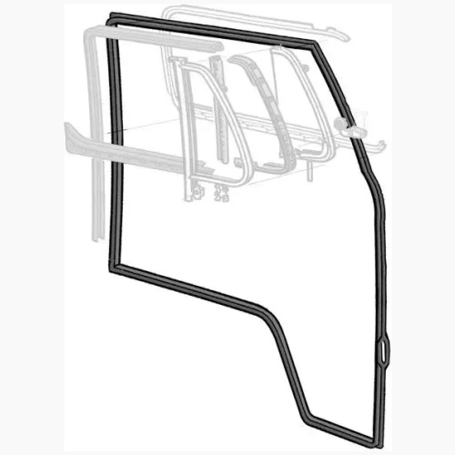 Door Rubber L/H T2 68-79 German