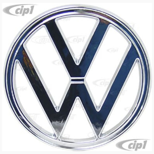 Bus Emblem 68-72 Chrome 250mm Dia