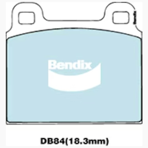 Front Brake Pads T2 71-72, Thin, 10mm